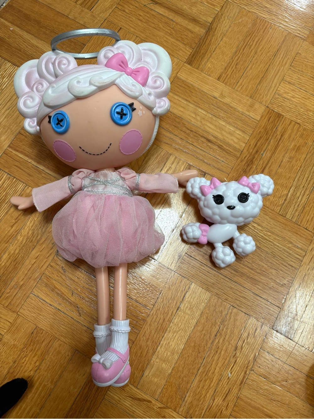 Lalaloopsy Cloud E. Sky Full Size 12” Angel Doll with Pet Poodle no wings